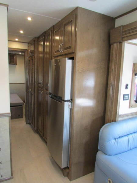 2017 Showhauler Motorhome Conversion 31KTSSL master bed