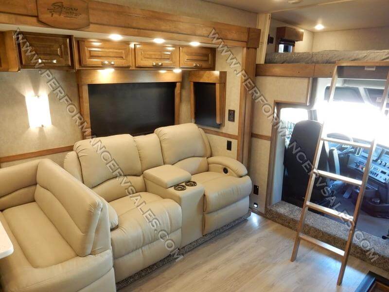 2022 Showhauler Motorhome Conversion 35QQSSL couch