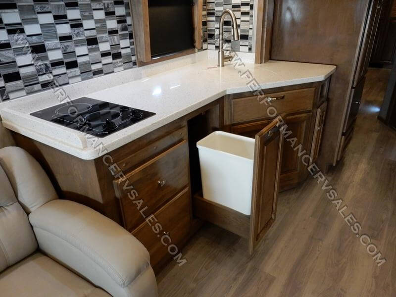 2022 Showhauler Motorhome Conversion 35QQSSL kitchen area