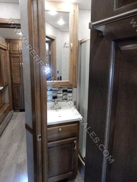 2022 Showhauler Motorhome Conversion 35QQSSL bathroom