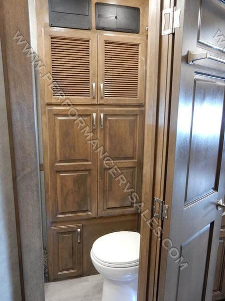 2022 Showhauler Motorhome Conversion 35QQSSL toilet