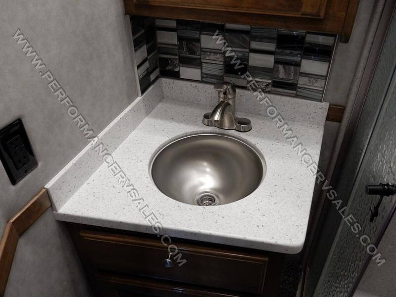 2022 Showhauler Motorhome Conversion 35QQSSL bathroom sink