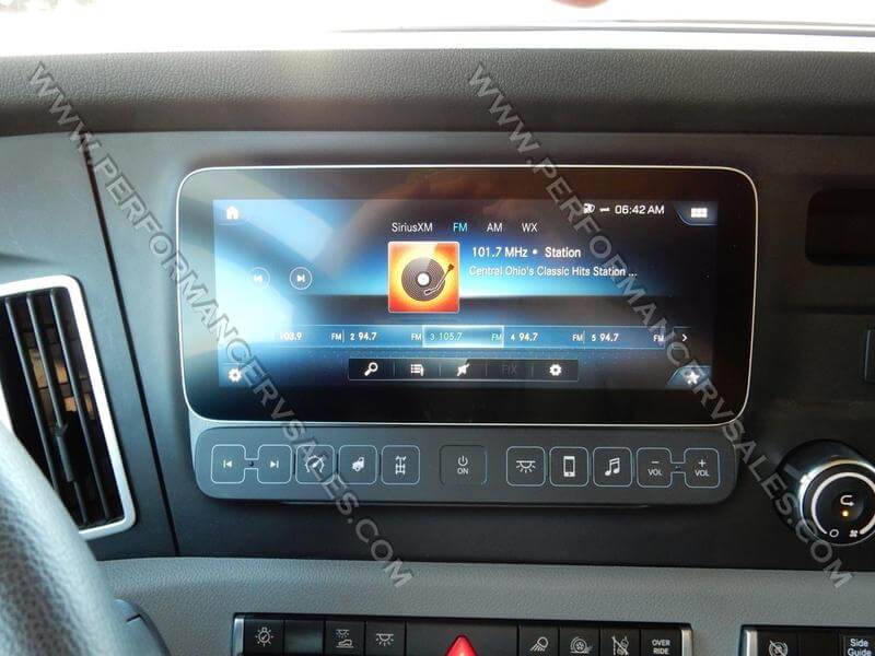 2022 Showhauler Motorhome Conversion 35QQSSL radio digital display