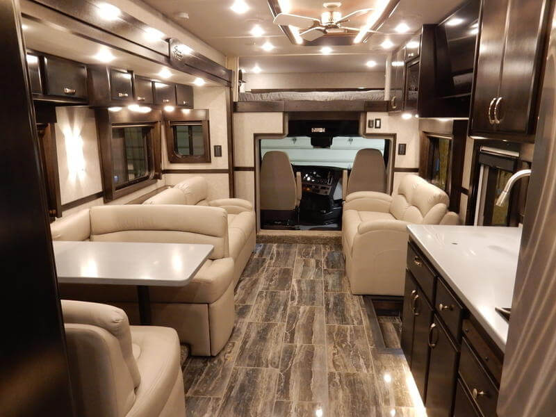 2022 Showhauler Motorhome Conversion 36KTssl-b living area