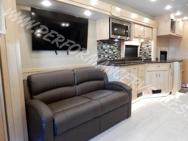 2024 Showhauler Motorhome Conversion 35-KQSSL couch