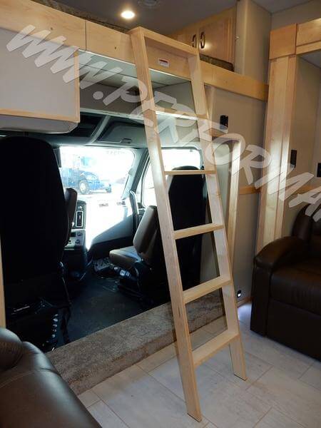 2024 Showhauler Motorhome Conversion 35-KQSSL loft stairs